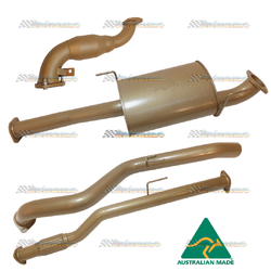 HOLDEN COLORADO RG 2.8LT TD 2012-9/16 3" KING BROWN EXHAUST WITH CAT & MUFFLER