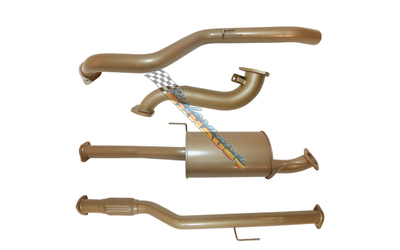 HOLDEN COLORADO RG 2.8LT TD 2012-9/16 3" KING BROWN EXHAUST WITH MUFFLER