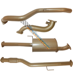 HOLDEN COLORADO RG 2.8LT TD 2012-9/16 3" KING BROWN EXHAUST WITH MUFFLER