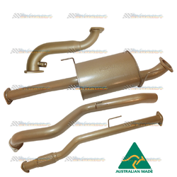 HOLDEN COLORADO 7 2.8LT TD 2012-9/16 3" KING BROWN STAINLESS EXHAUST MUFFLER