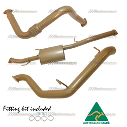 MITSUBISHI PAJERO NM 3.2LT TD 3" STAINLESS KING BROWN EXHAUST MUFFLER ONLY