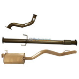 MITSUBISHI TRITON ML MN 3.2LT TD 3" STAINLESS KING BROWN EXHAUST WITH CAT