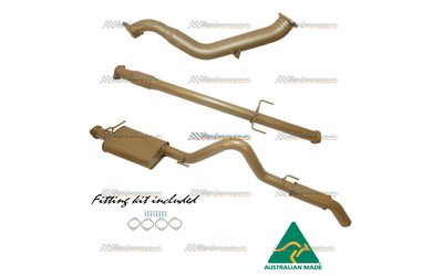MITSUBISHI TRITON ML MN 2.5LT TD 3" STAINLESS KING BROWN EXHAUST WITH MUFFLER