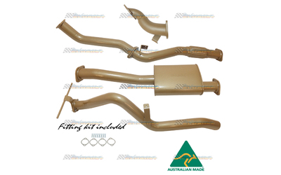 NISSAN NAVARA D22 3.0LT TD 3" KING BROWN STAINLESS EXHAUST MUFFLER ONLY