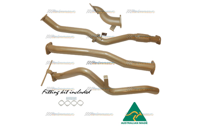 NISSAN NAVARA D22 3.0LT TD 3" KING BROWN STAINLESS EXHAUST PIPE ONLY