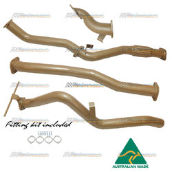 NISSAN NAVARA D22 3.0LT TD 3" KING BROWN STAINLESS EXHAUST PIPE ONLY