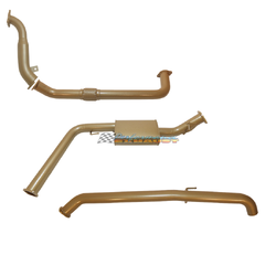 NISSAN NAVARA D40 2.5LT TD 3" KING BROWN STAINLESS EXHAUST   