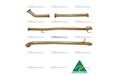 TOYOTA HILUX GUN126R 2.8LT TD 3" KING BROWN STAINLESS EXHAUST DPF BACK