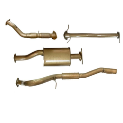 3" Turbo Back Exhaust - Ford Ranger PY Next Gen 3.0L TD V6 (2022 on)