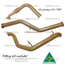 MITSUBISHI PAJERO NS 3.2LT TD AUTO WITH DPF 3" KING BROWN EXHAUST PIPE ONLY