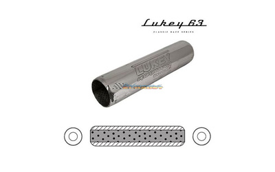 LUKEY 63 Hotdog Stainless 2" C/C 15" long 3.1/2" round 