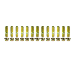TOYOTA LANDCRUISER 4.5LT 1FZ-FE PETROL EXHAUST EXTRACTORS M10 STUDS NUTS SET