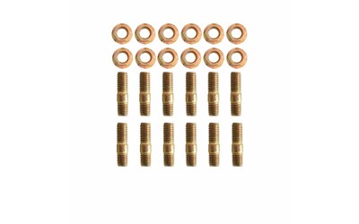 NISSAN PATROL GQ 4.2LT 12 x EXHAUST MANIFOLD EXTRACTORS STUDS NUTS SET