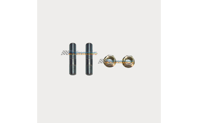 2 x FORD FALCON EA-FG 6CYL EXHAUST MANIFOLD STUDS NUTS SET M10 x 1.5 x 70MM LONG