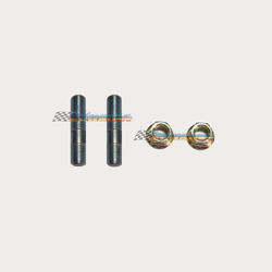 2 x FORD FALCON EA-FG 6CYL EXHAUST MANIFOLD STUDS NUTS SET M10 x 1.5 x 70MM LONG