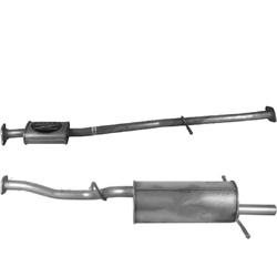 SUBARU LIBERTY OUTBACK 2.2L & 2.5L 2WD 4WD STANDARD EXHAUST CENTRE & REAR