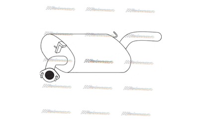 TOYOTA CAMRY VIENTA MCV20 3.0LT V6 SEDAN STANDARD REAR MUFFLER EXHAUST   