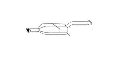 Standard Front Muffler - Kia Carnival KV-II 2.5L EFI (1999 - 2006)