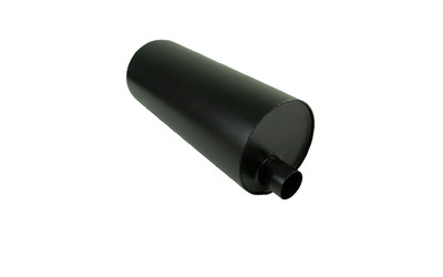 Universal Muffler 2.25" Offset/Offset - 20" Long x 8" ROUND - Triflow