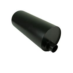 Universal Muffler 2.25" Offset/Offset - 20" Long x 8" ROUND - Triflow