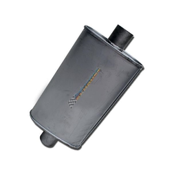 Universal Muffler 2" Centre/Centre - 8" x 4" x 14" Long OVAL - Baffled