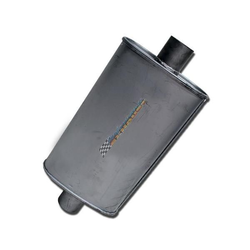 Universal Muffler 2" Centre/Centre - 8" x 4" x 14" Long OVAL - Megaflow