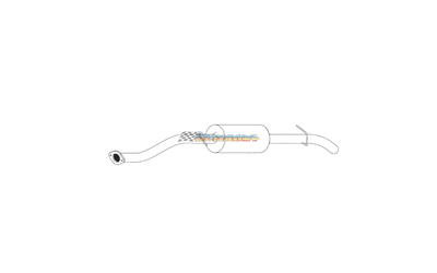 FORD ESCAPE BA ZA ZB ZC ZD V6 3.0LT STANDARD REAR MUFFLER EXHAUST