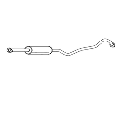 Standard Centre Muffler - Nissan Pulsar N16 1.6L 1.8L Sedan (1999-2006)