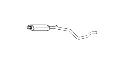 Standard Centre Muffler - Peugeot 306 N5 1.8L XU7JP Sedan (7/1997- 1999)