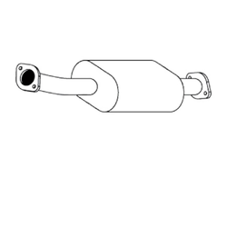 Standard Front Muffler - Nissan X-Trail T30 2.5L Wagon (2001-2006)