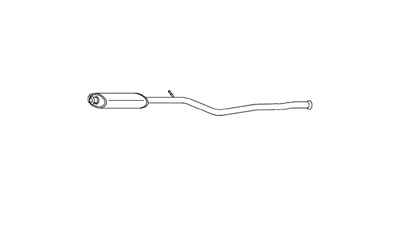 Standard Centre Muffler - Peugeot 206 Hatch 1.6L (2001-2007)