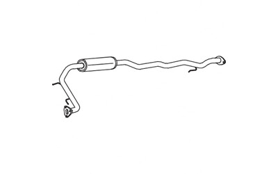 MUFFLERS BOLT-ON to suit Honda Jazz (10/2002 - 07/2014)