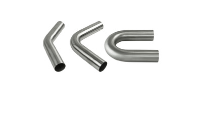 Mandrel Bend 1 5/8" (41mm) - 45 to 180 Degree - 304 STAINLESS Brushed