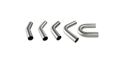Mandrel Bend 2 1/4" (57mm) - 30 to 180 Degree - 304 STAINLESS Brushed