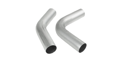 Mandrel Bend 3" (76mm) - 45 to 90 Degree - ALUMINIUM ALLOY Brushed Finish