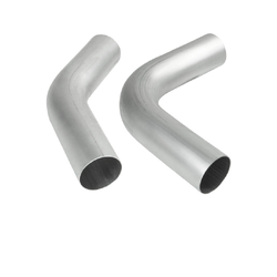 Mandrel Bend 3 1/2" (89mm) - 45 to 90 Degree - ALUMINIUM ALLOY - Raw Finish