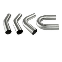 Mandrel Bend 4" (101mm) - 30 to 180 Degree - 304 STAINLESS Brushed