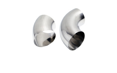 Mandrel Bend 4 1/2" (114mm) - 45 to 90 Degree - 304 STAINLESS Brushed