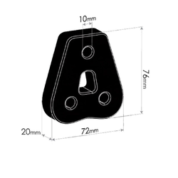 Exhaust Rubber Mount - Mitsubishi Pajero NH-NL Wagon (1991-2000)