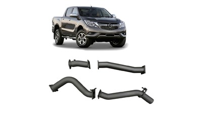 MAZDA BT50 BT-50 2016-ON 3.2LT TD REDBACK EXTREME 3" EXHAUST PIPE ONLY