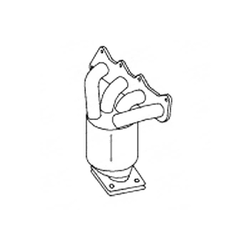 VOLKSWAGEN VW POLO 9N 1.4LT 2001-2008 MANICAT MANIFOLD CAT CONVERTER