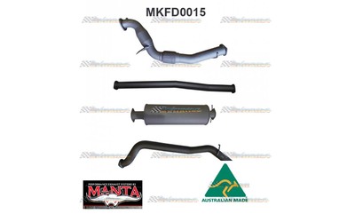FORD RANGER PX MAZDA BT50 3.2LT TD MANTA 3" MILD STEEL EXHAUST SYSTEM