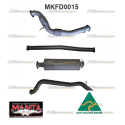 FORD RANGER PX MAZDA BT50 3.2LT TD MANTA 3" MILD STEEL EXHAUST SYSTEM