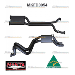 FORD FALCON AU V8 SEDAN 2.5" MANTA TWIN EXHAUST SYSTEM