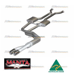 FORD FALCON AU V8 IRS SEDAN 2.5" MANTA TWIN EXHAUST SYSTEM 