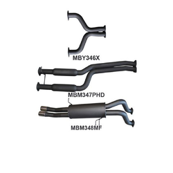 FORD FALCON BA BF XR8 V8 5.4LT UTE - TWIN 2.5" CATBACK EXHAUST