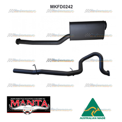 FORD FAIRLANE / LTD NC DC V8 5.0LT 2.5" SINGLE MANTA EXHAUST SYSTEM