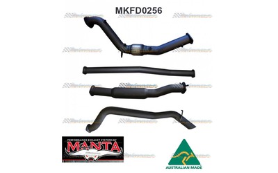 Ford Ranger PX 3.2LT 2016-on Turbo back 3 inch exhaust with resonator 