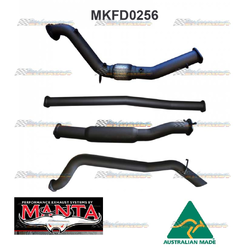 Ford Ranger PX 3.2LT 2016-on Turbo back 3 inch exhaust with resonator 