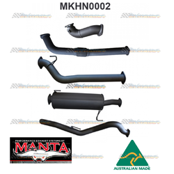 HOLDEN COLORADO RC 3.0LT LWB 2008 -10 3" MANTA EXHAUST WITH MUFFLER
